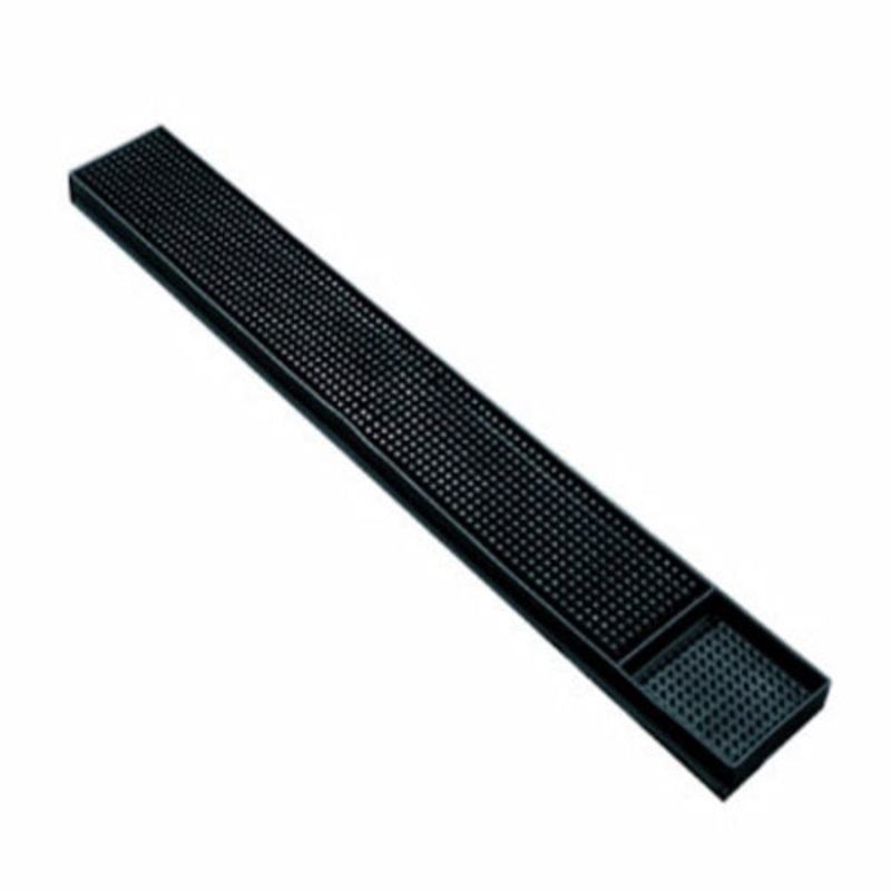 Culinary Essentials 858992 Non-Slip Bar Mat, Black, 27" x 3-1/4"