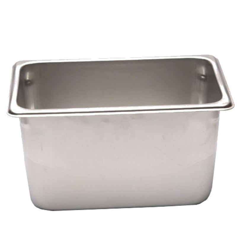 Culinary Essentials 859262 Solid Steam Table Pan, 1/4 Size, 6" Deep