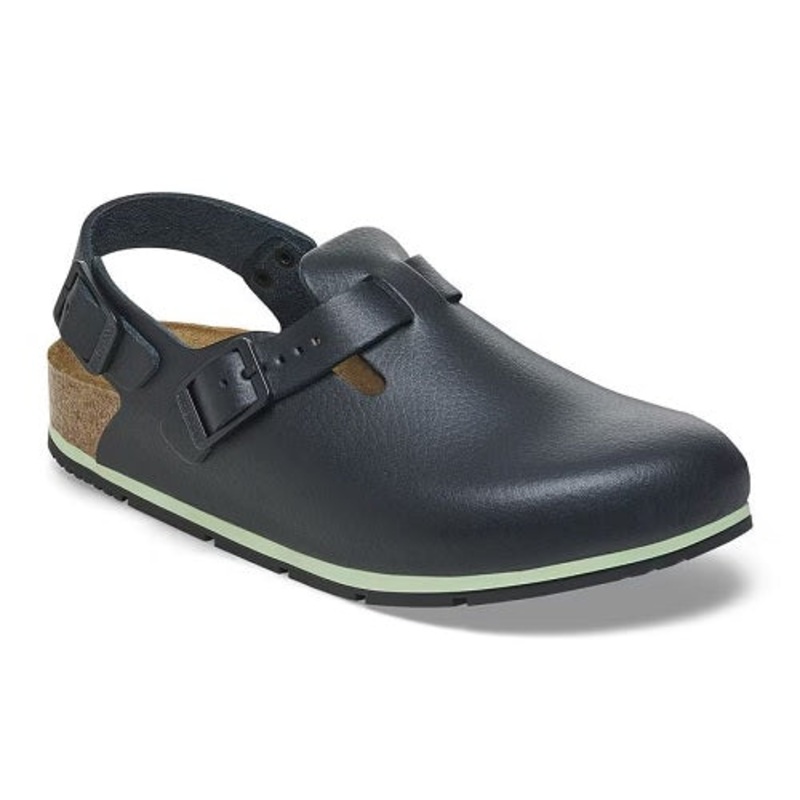 Birkenstock Tokio Pro Clog, Black Leather, Women's 10-10.5 / Men's 8-8.5
