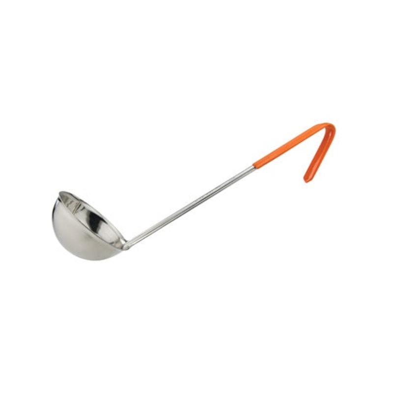 Culinary Essentials 859127 Ladle w/ 12-3/8" Orange Handle, 8 oz.