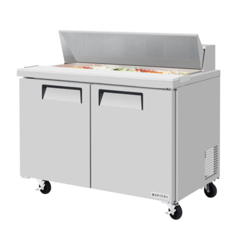 Kintera KS48Z Sandwich / Salad Refrigerated Prep Table w/ 2 Doors, 48" Wide