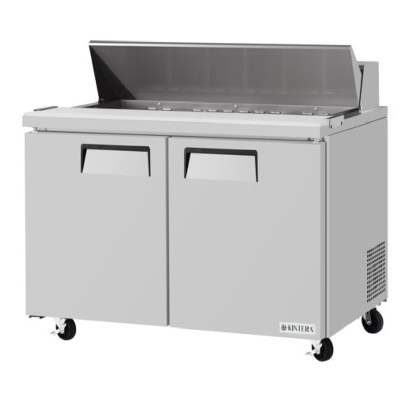 Kintera KS60Z Sandwich / Salad Refrigerated Prep Table w/ 2 Doors, 60" Wide