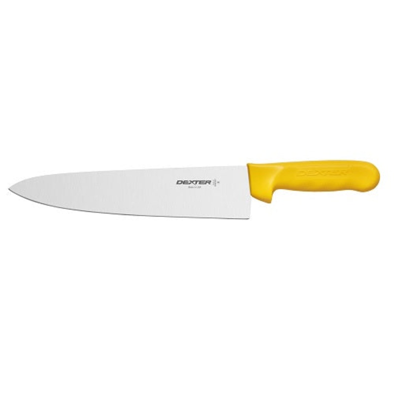 Dexter S-145-8Y-PCP Chef's/Cook's Knife, 8" Blade, Yellow Handle