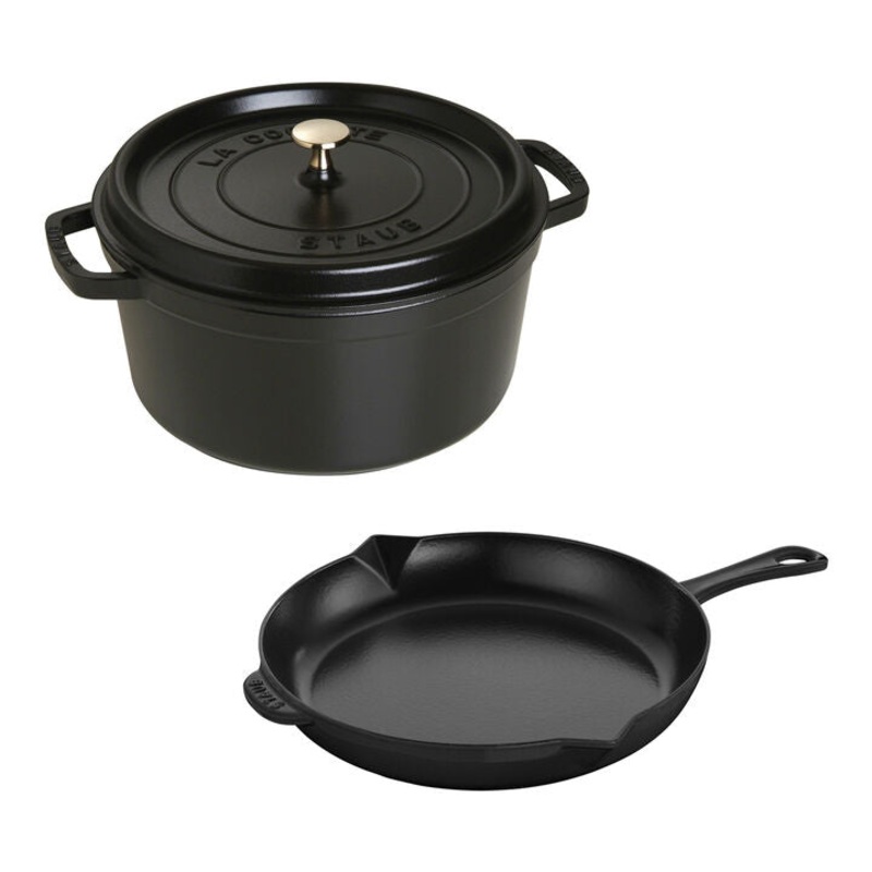 Staub 3pc Cast Iron Set