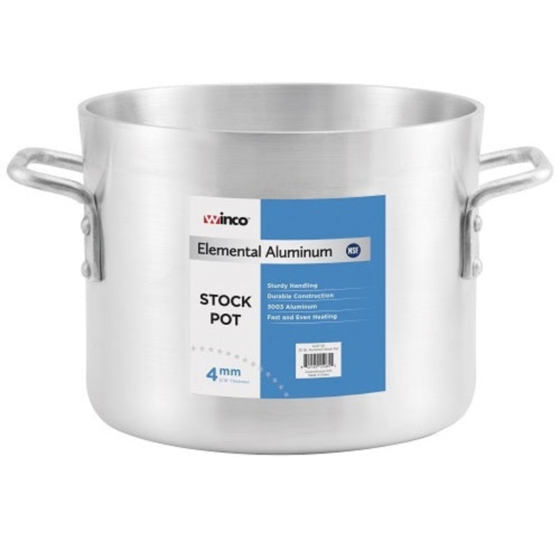 Winco ALST-10 Elemental Stock Pot, 10 qt.