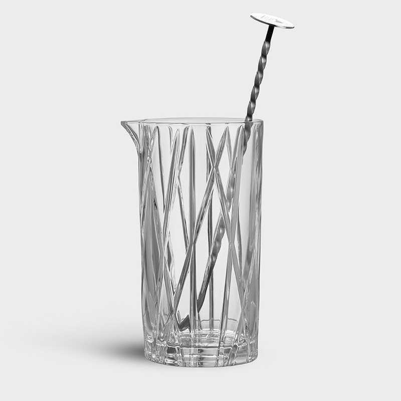 Orrefors City Mixing Glass with Spoon