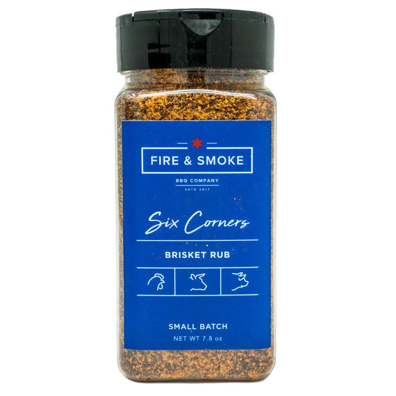 Fire & Smoke Six Corners Brisket Rub 7.8 oz