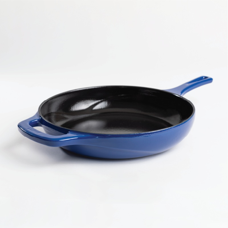 Lodge USA Enamel 11 Enameled Cast Iron Skillet