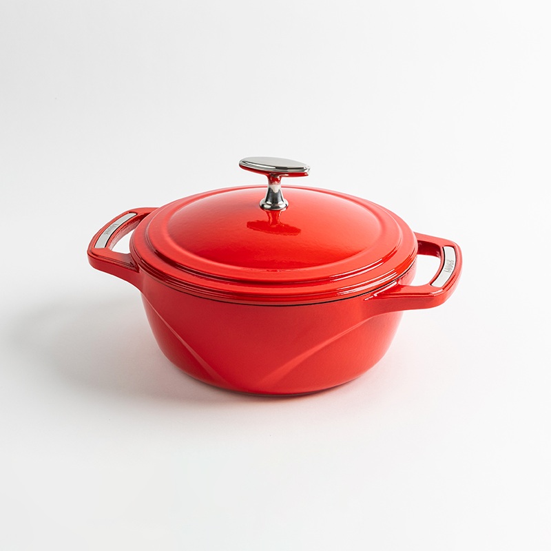 Lodge USA Enamel 3 Qt. Enameled Cast Iron Dutch Oven