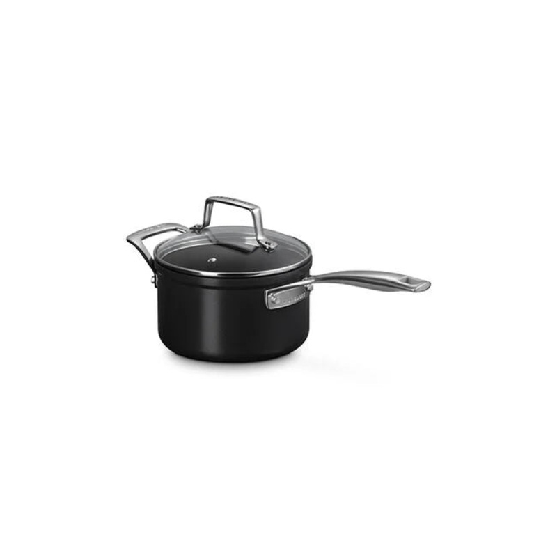Le Creuset Essential Non-stick Ceramic Saucepan with Glass Lid