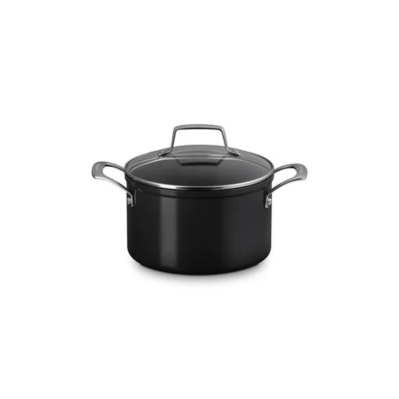 Le Creuset Essential Non-stick Ceramic Stockpot with Glass Lid
