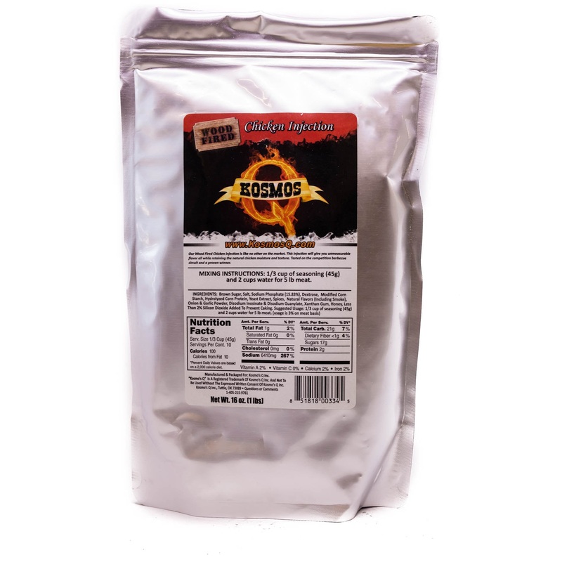 Kosmo's Q: Wood Fired Chicken Injection