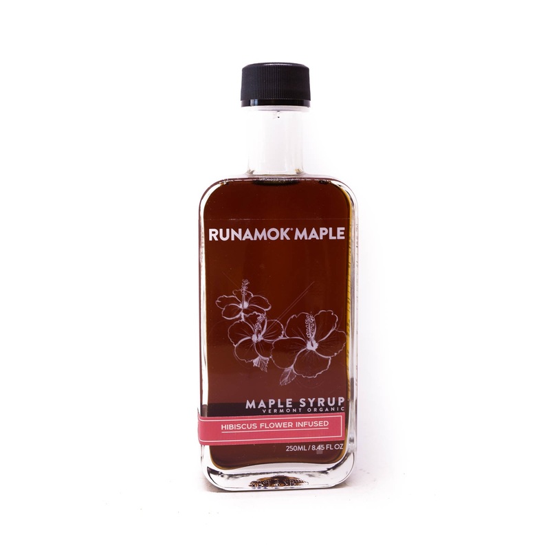 Runamok: Hibiscus Flower Infused Maple Syrup