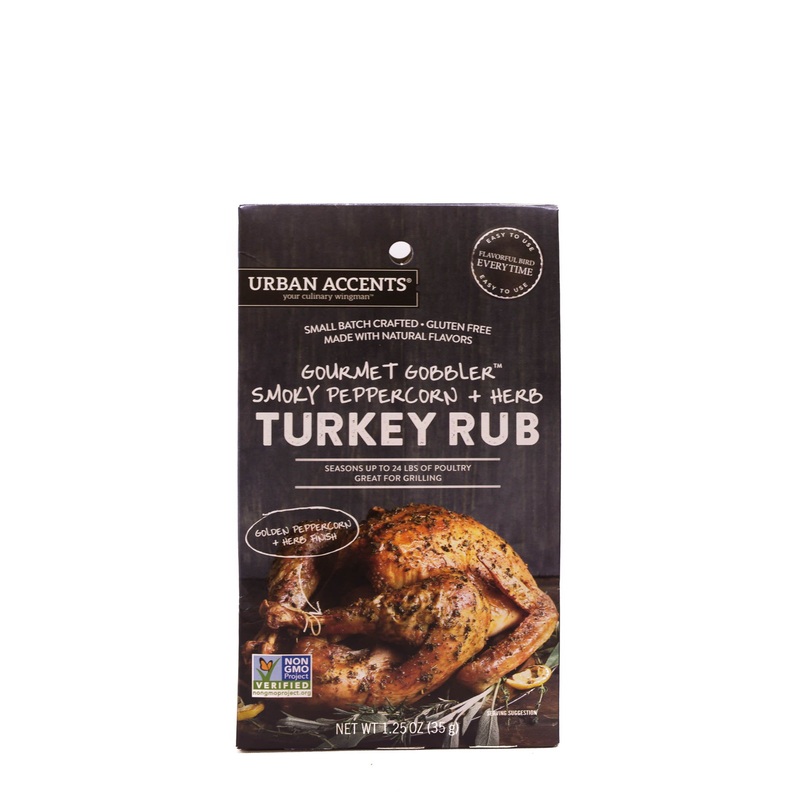 Urban Accents: Gourmet Gobbler Smoky Peppercorn & Herb Turkey Rub