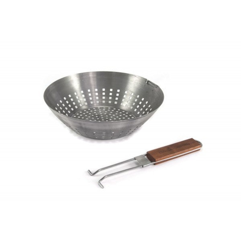 Charcoal Companion Round Wok w/ Removable Handle