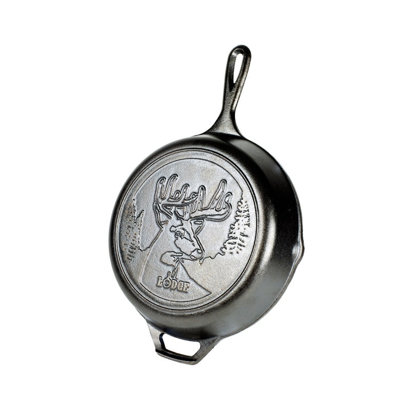 Lodge 10.25 Inch Skillet With Deer