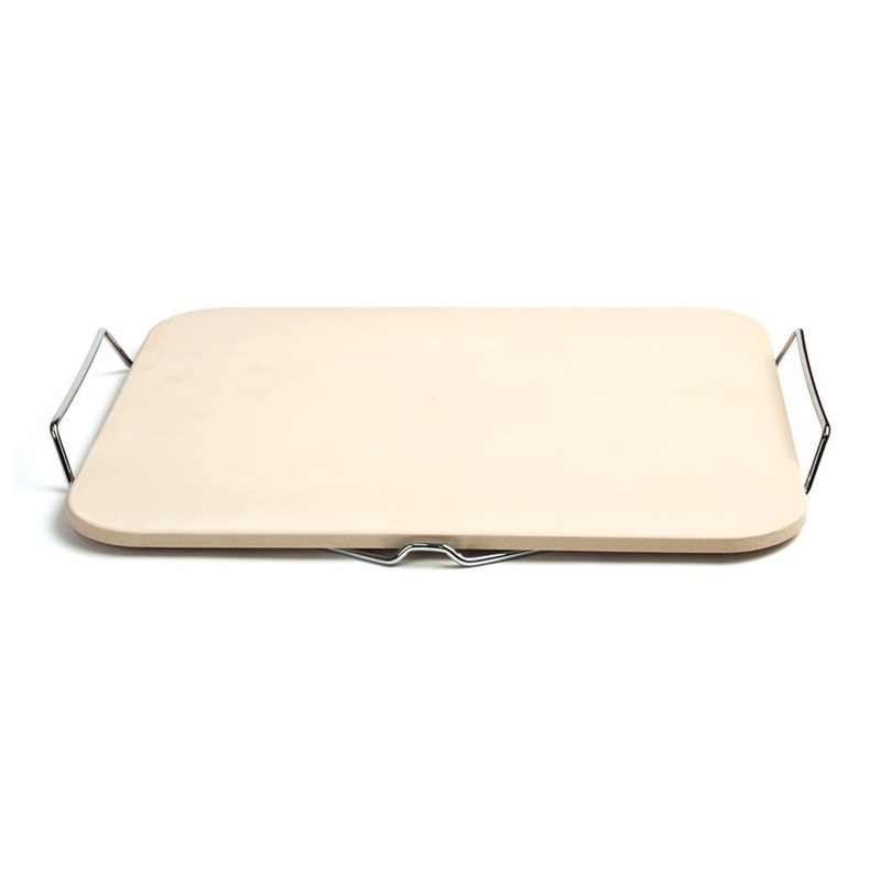 Pizzacraft 15" Rectangular Pizza Stone with Wire Frame