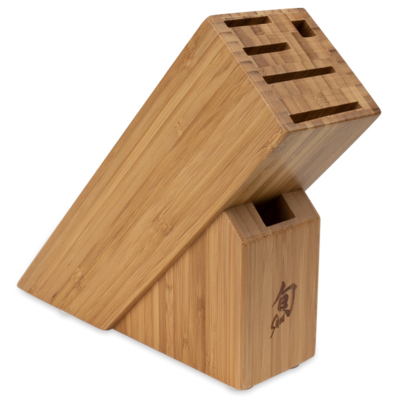 Shun 6-Slot Bamboo Slimline Block