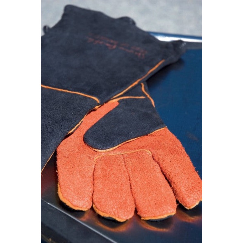 Steven Raichlen Extra-Long Suede Gloves