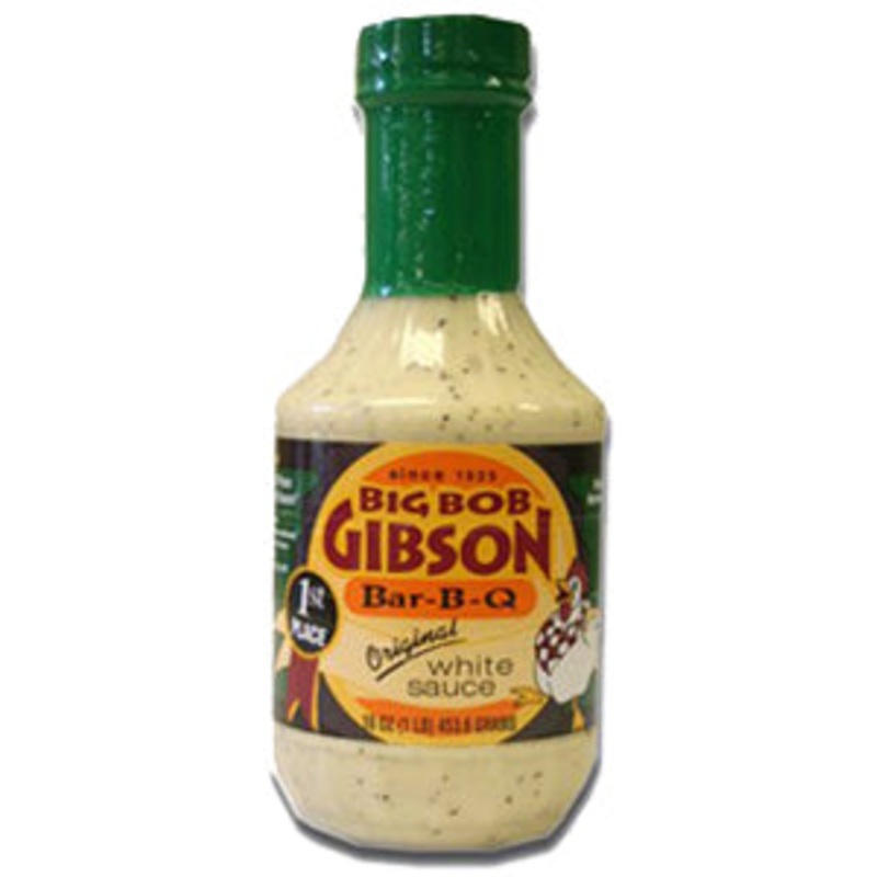 Big Bob Gibson Original White Sauce, 16 oz. [Original White]