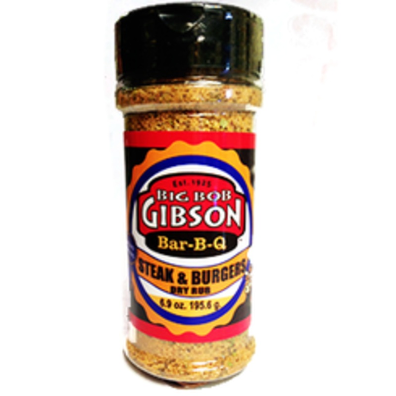 Big Bob Gibson Steak & Burgers Dry Rub 6.9oz
