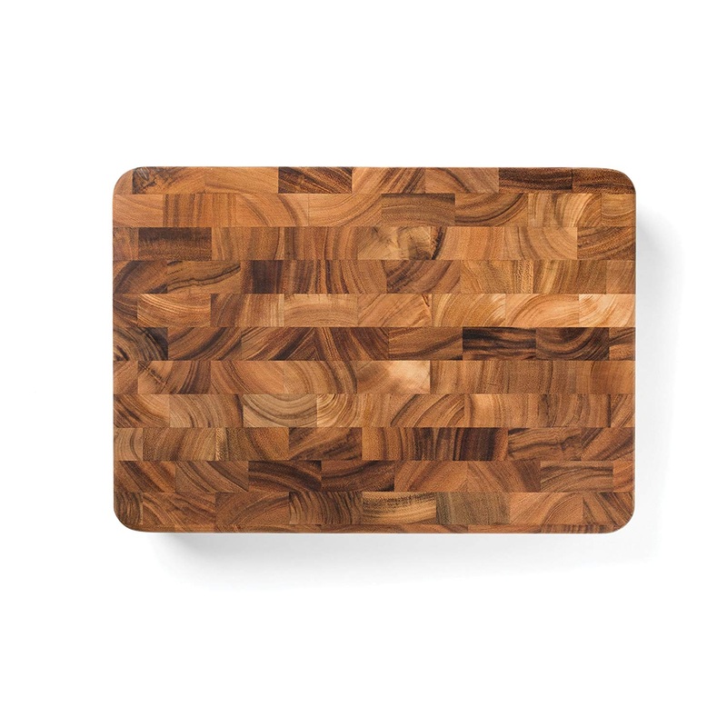 Ironwood Acacia Wood 3" End Grain Union Stock Yard Professional Chopping Butcher Block 28199