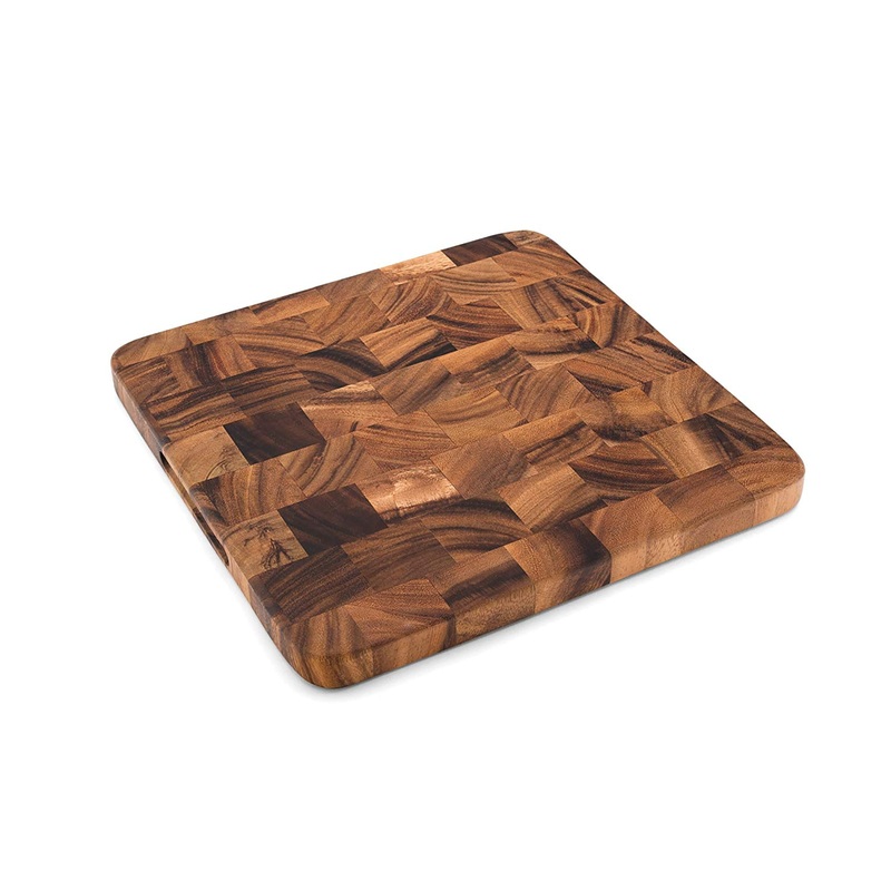 Ironwood Acacia Wood OSLO End Grain Square Cut utility board 28736