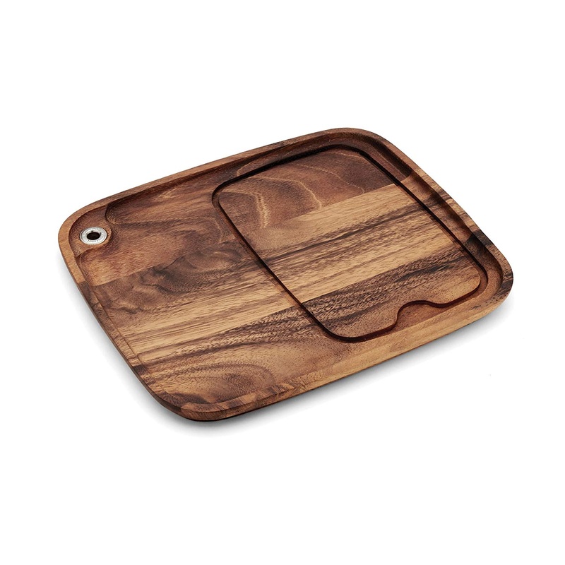 Ironwood Gourmet Acacia Wood Steak Barbecue Plate 28101