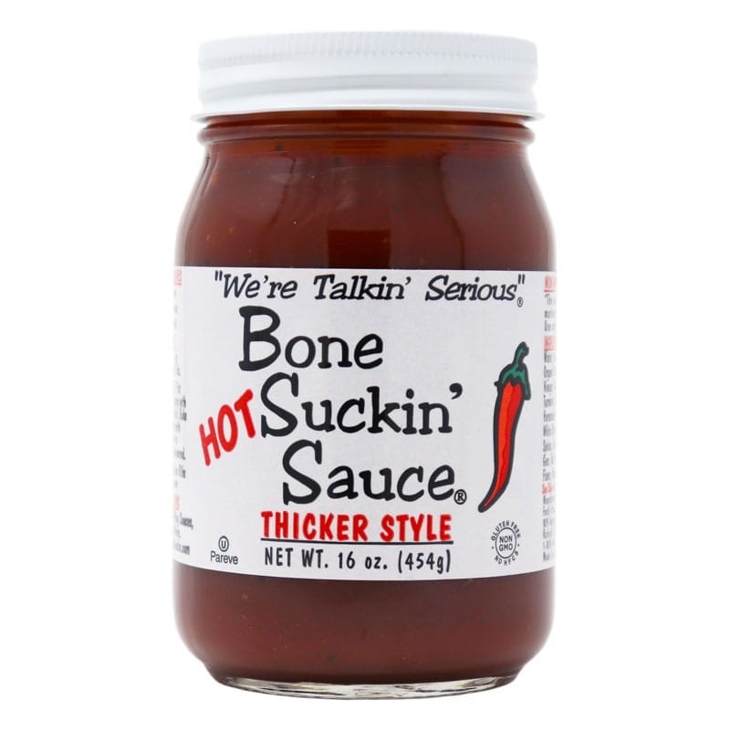 Bone Suckin' Sauce, Hot, Thicker Style, 16 oz.