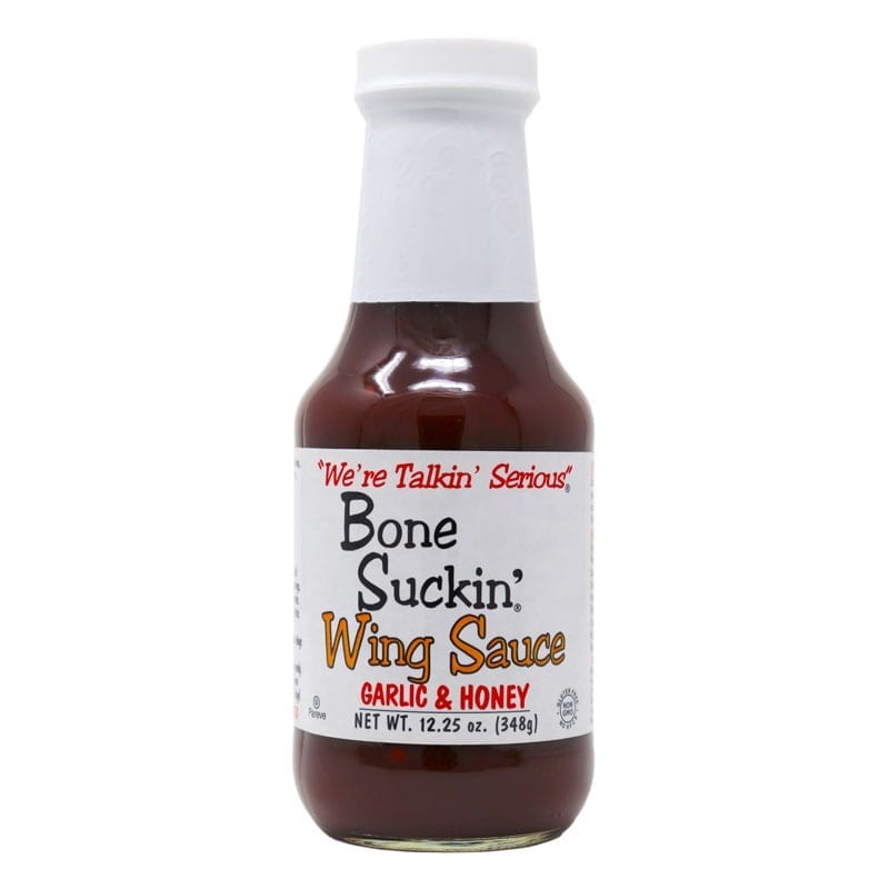 Bone Suckin Wing Sauce, Garlic & Honey, 12.25 oz.