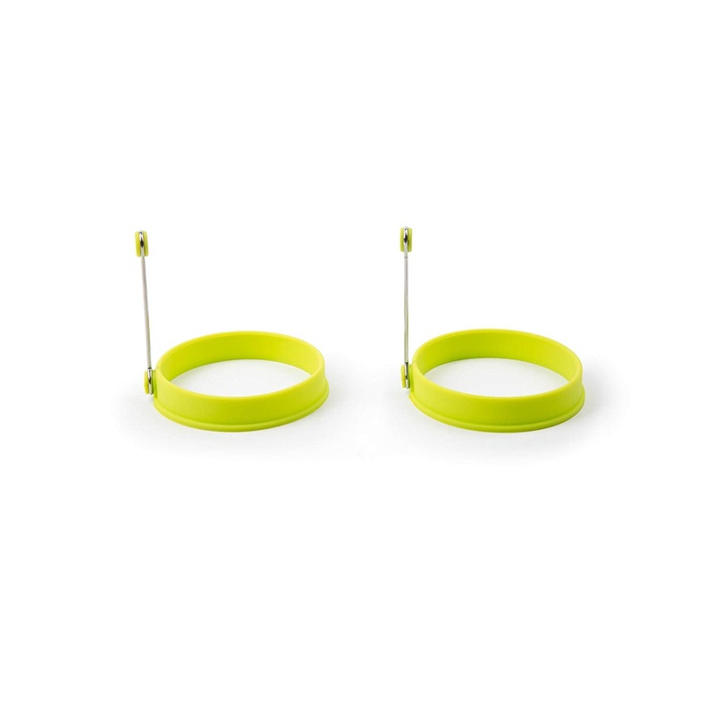 Fox Run Silicone Egg Rings 2CD Lime Green