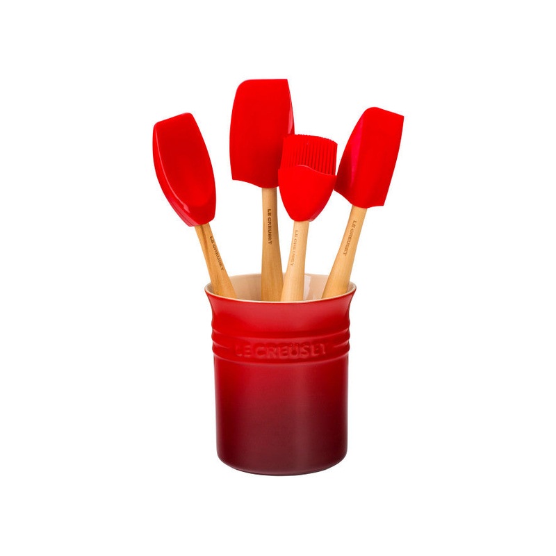 Le Creuset Craft Series Utensil Set w/Crock