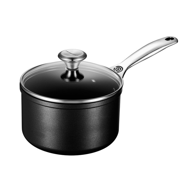 Le Creuset Toughened Nonstick PRO Saucepan w/Glass Lid