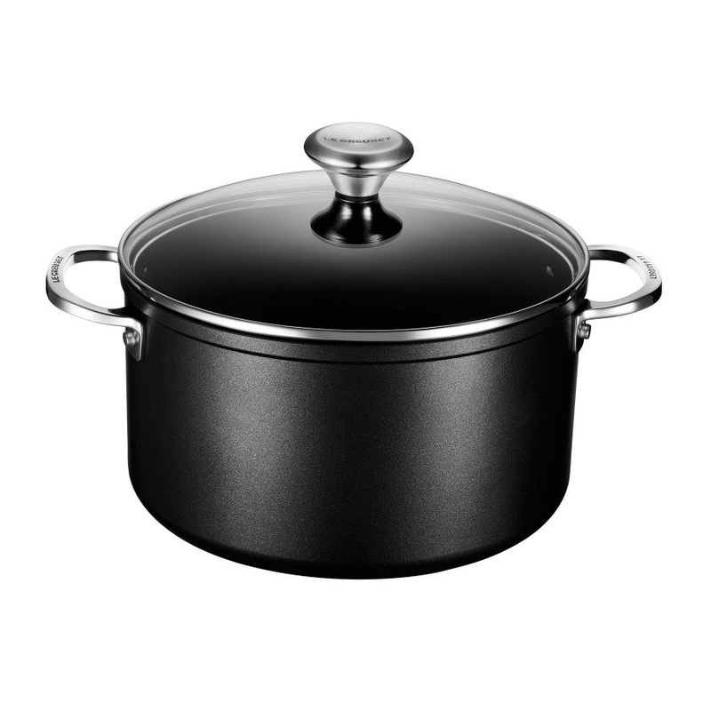 Le Creuset Toughened Nonstick PRO Stockpot w/Glass Lid 6 1/3 qt.