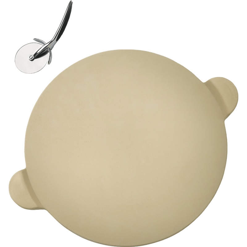 Napoleon PRO Pizza Stone with Pizza Wheel 70001