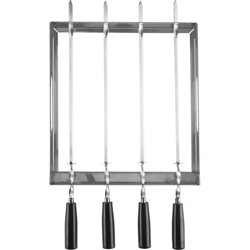 Napoleon PRO Stainless Steel Rotating Skewer Rack 70014