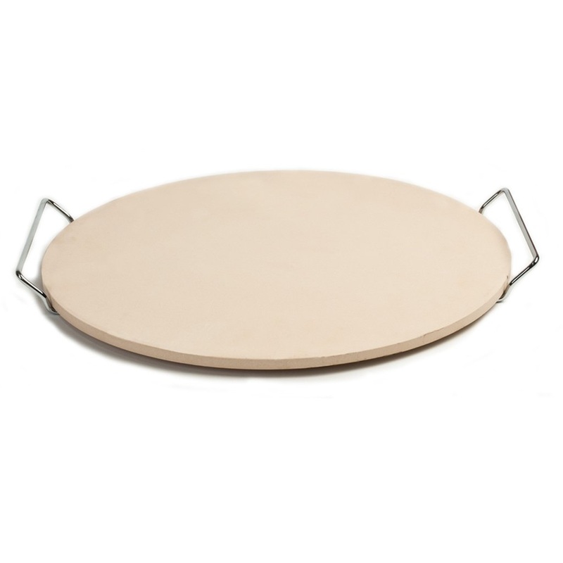 Pizzacraft 15" Round Pizza Stone with Wire Frame