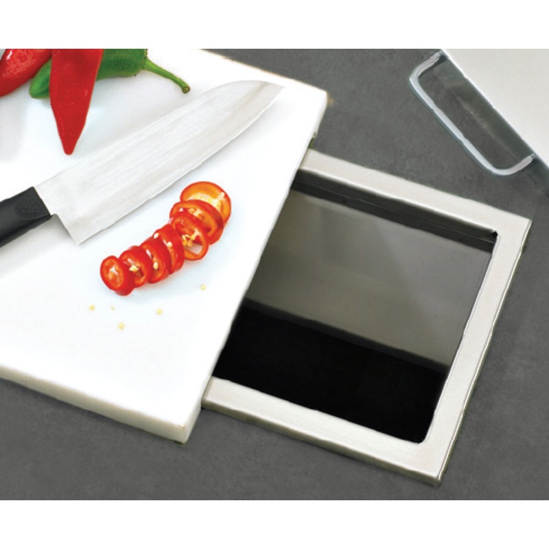 Twin Eagles Trash Chute w/Bamboo Cutting Board