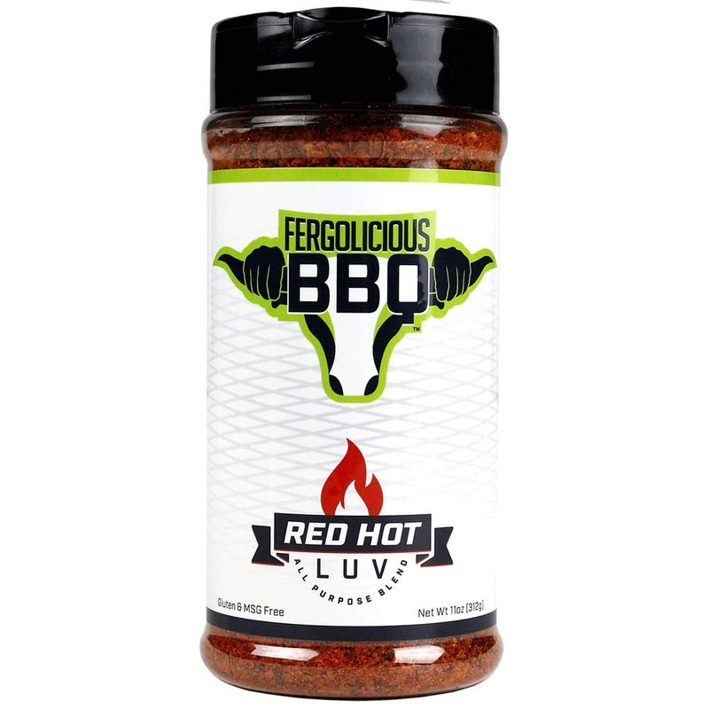 Fergolicious BBQ Red Hot LUV Rub  11 OZ