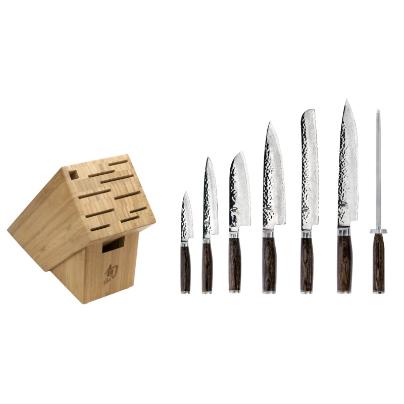 Shun Premier 8-Piece Professional Block Set