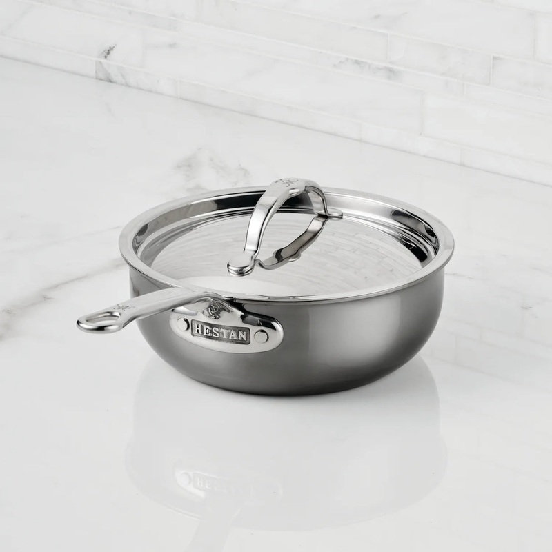Hestan NanoBond Titanium Saucier Pan, 2-Quart