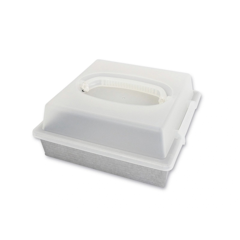 USA PAN 9-Inch Square Cake Pan with Lid