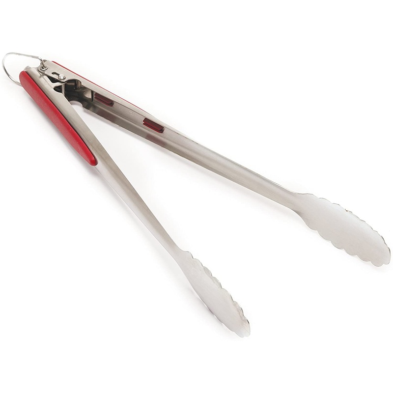 Grill Pro Stainless Steel Tong w/ Gravity Lock
