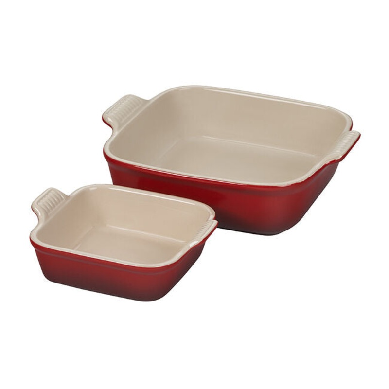 Le Creuset Heritage Square Baking Dishes, Set of 2