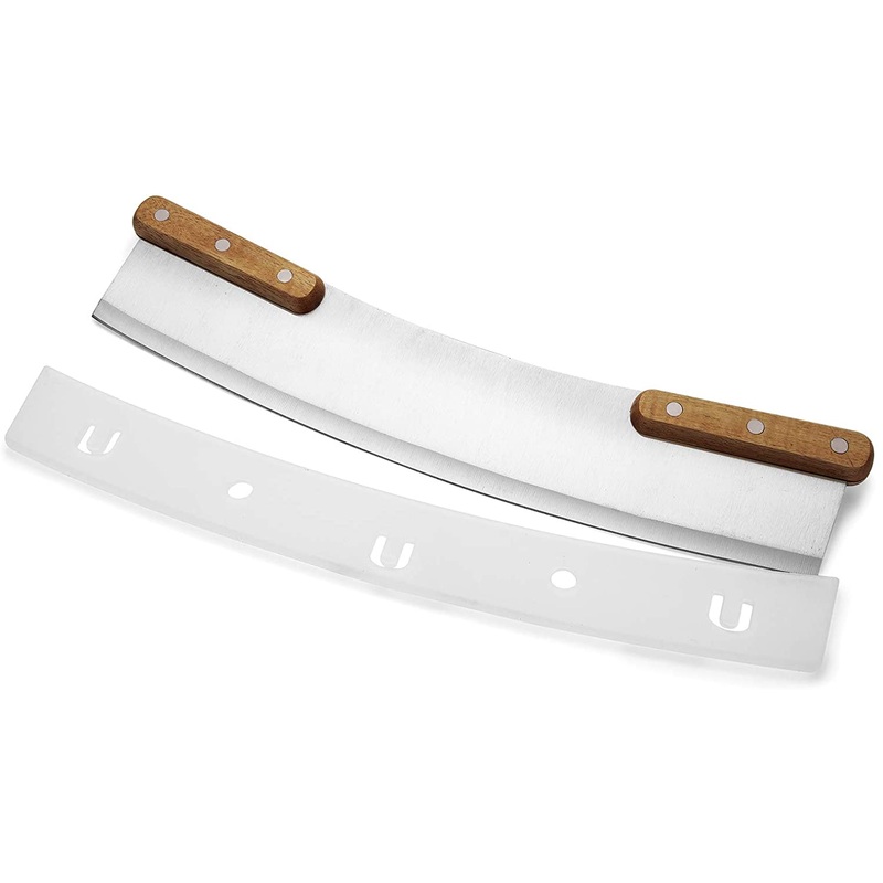 Outset Acacia Wood Handled Pizza Rocker