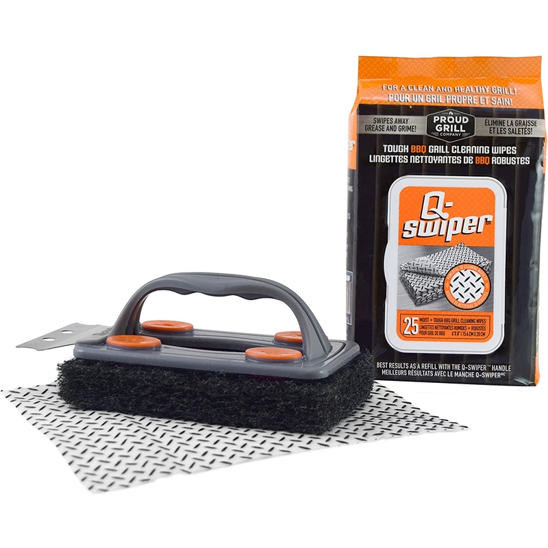 Q-Swiper BBQ Grill Brush Cleaner Set