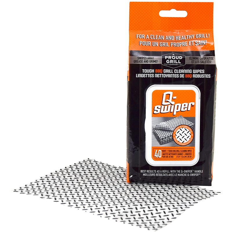 Q-Swiper Grill Cleaning Wipes - 40 Count