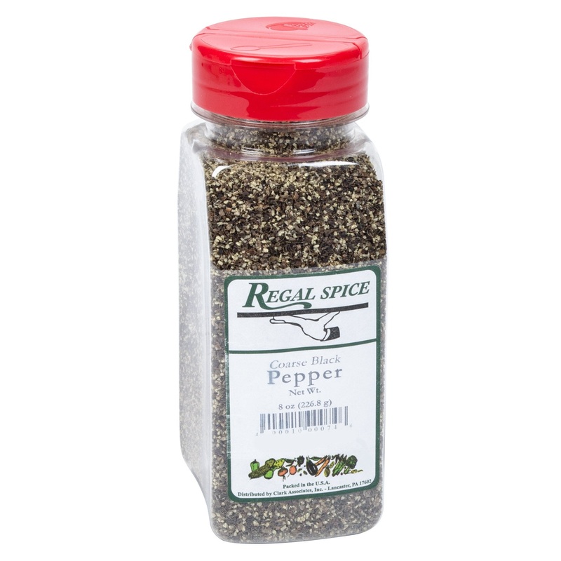 Regal Spice Coarse Black Pepper  8 oz.