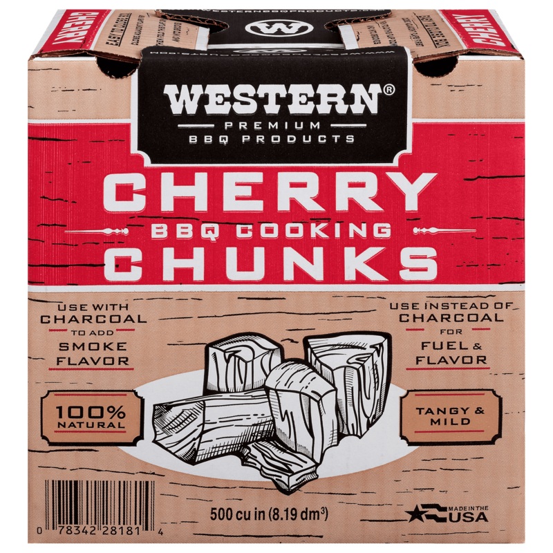 Western Cherry Wood BBQ Cooking Chunks