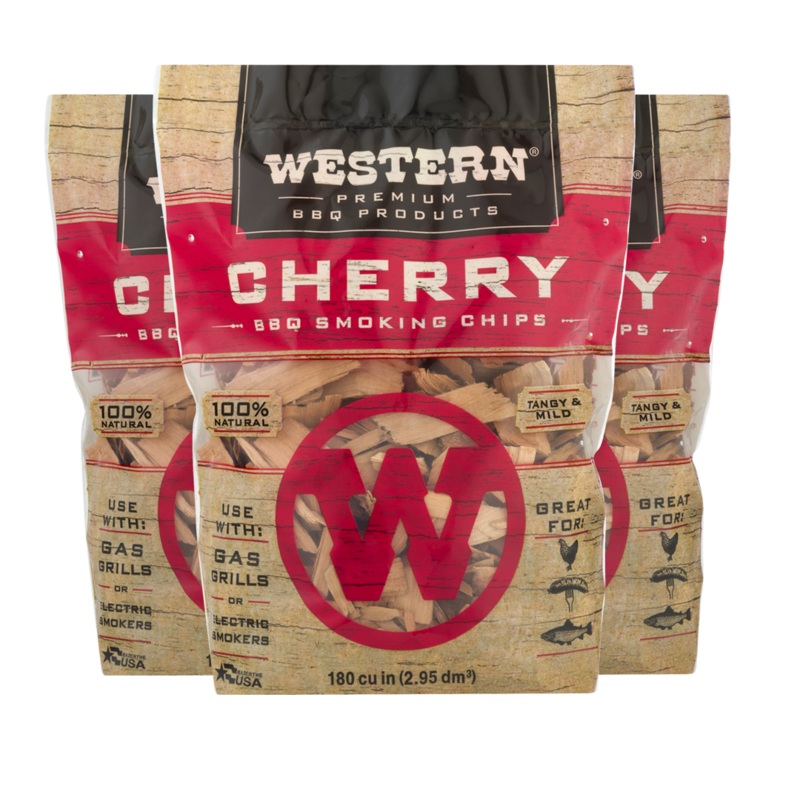 Western Cherry Wood BBQ Smoking Chips